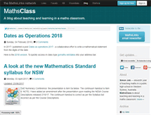 Tablet Screenshot of mathsclass.net